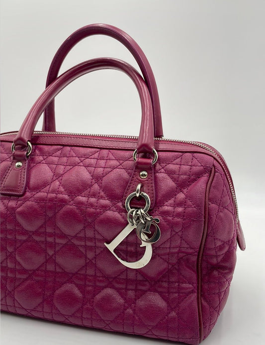Christian Dior Cannage Boston Bag