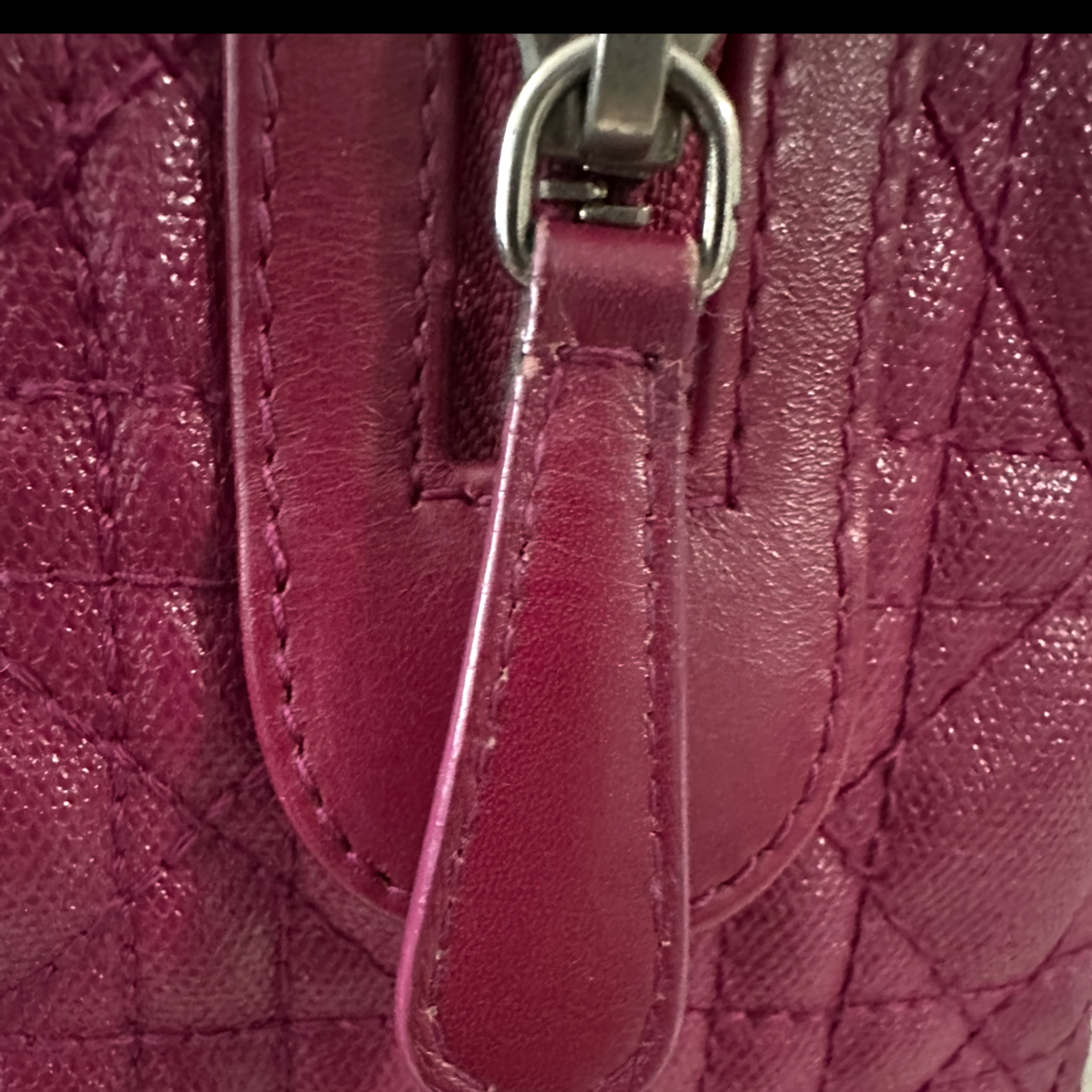Christian Dior Cannage Boston Bag