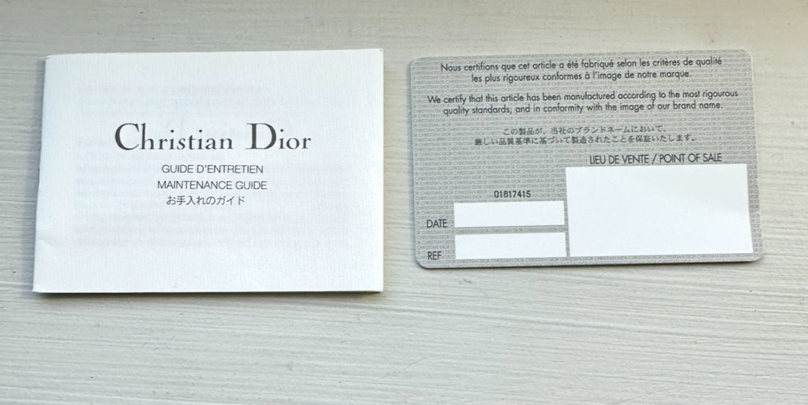 Christian Dior Cannage Boston Bag