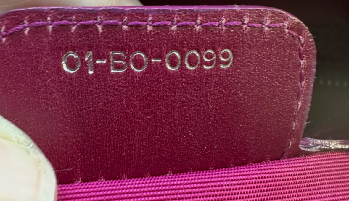 Christian Dior Cannage Boston Bag