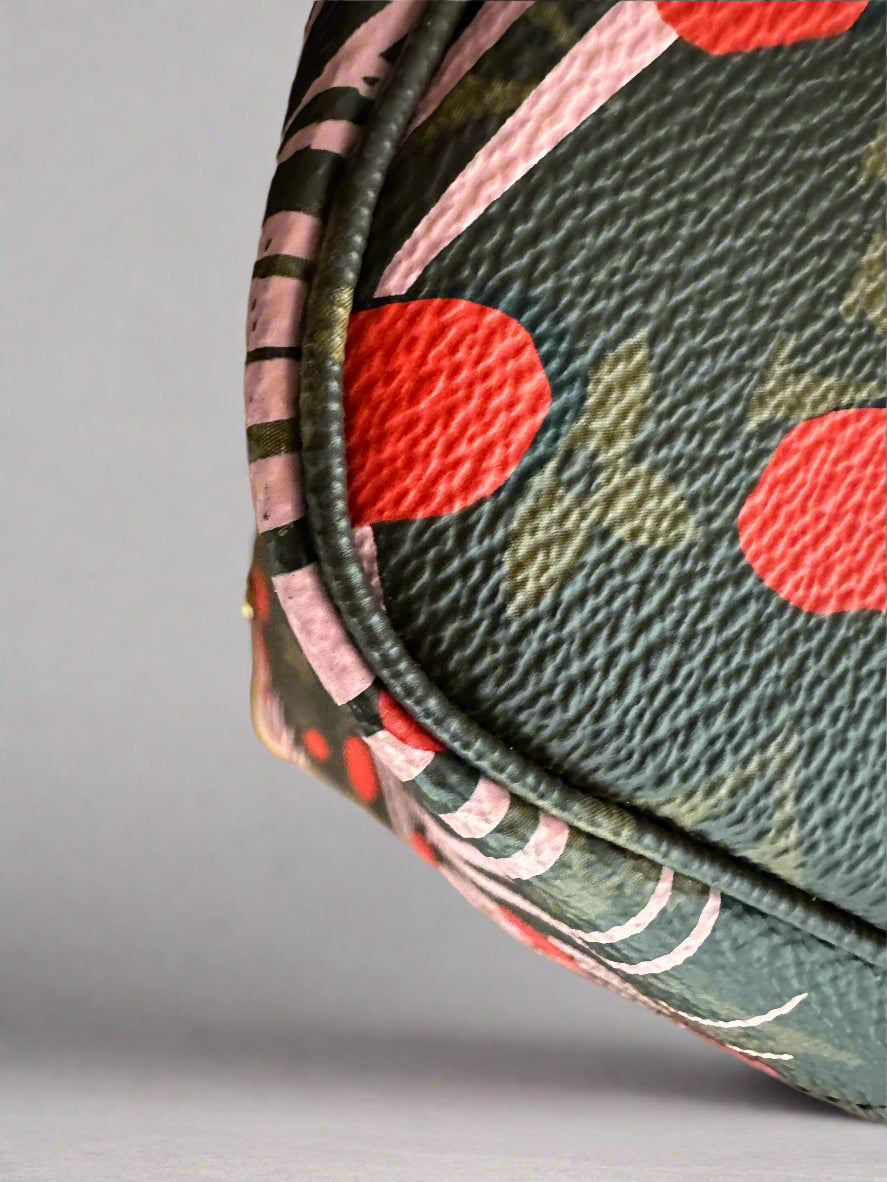 LOUIS VUITTON Monogram Jungle Dots Neo Neverfull MM Sugar Pink Poppy