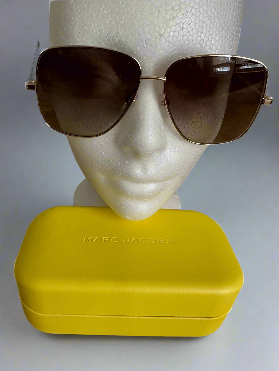 NEW! Marc Jacobs Aviators with Brown tinted lenses and gold frames