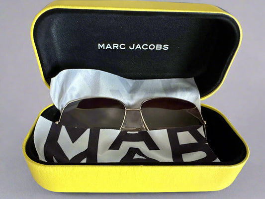 NEW! Marc Jacobs Aviators with Brown tinted lenses and gold frames