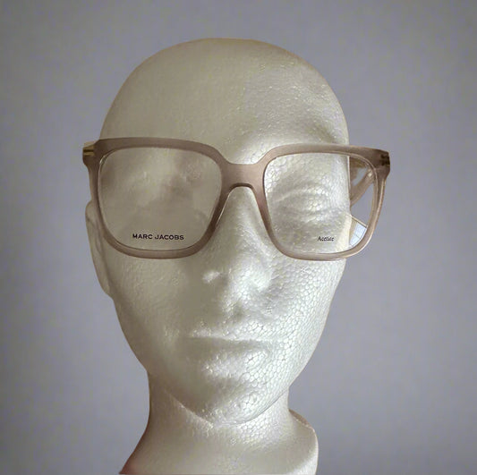 NEW! Marc Jacobs Blush/Nude Prescript. Eyeglass Frames (clear glass/no RX)