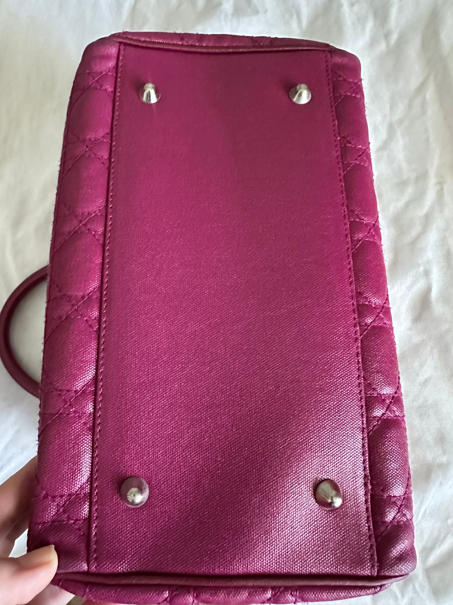 Christian Dior Cannage Boston Bag