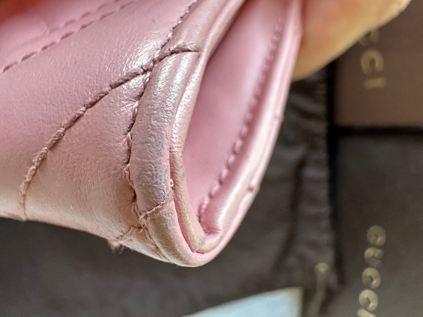 Gucci GG Marmont Wallet / Clutch in Ballerina Pink Puffy Leather