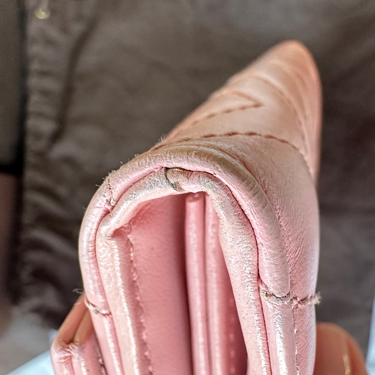 Gucci GG Marmont Wallet / Clutch in Ballerina Pink Puffy Leather
