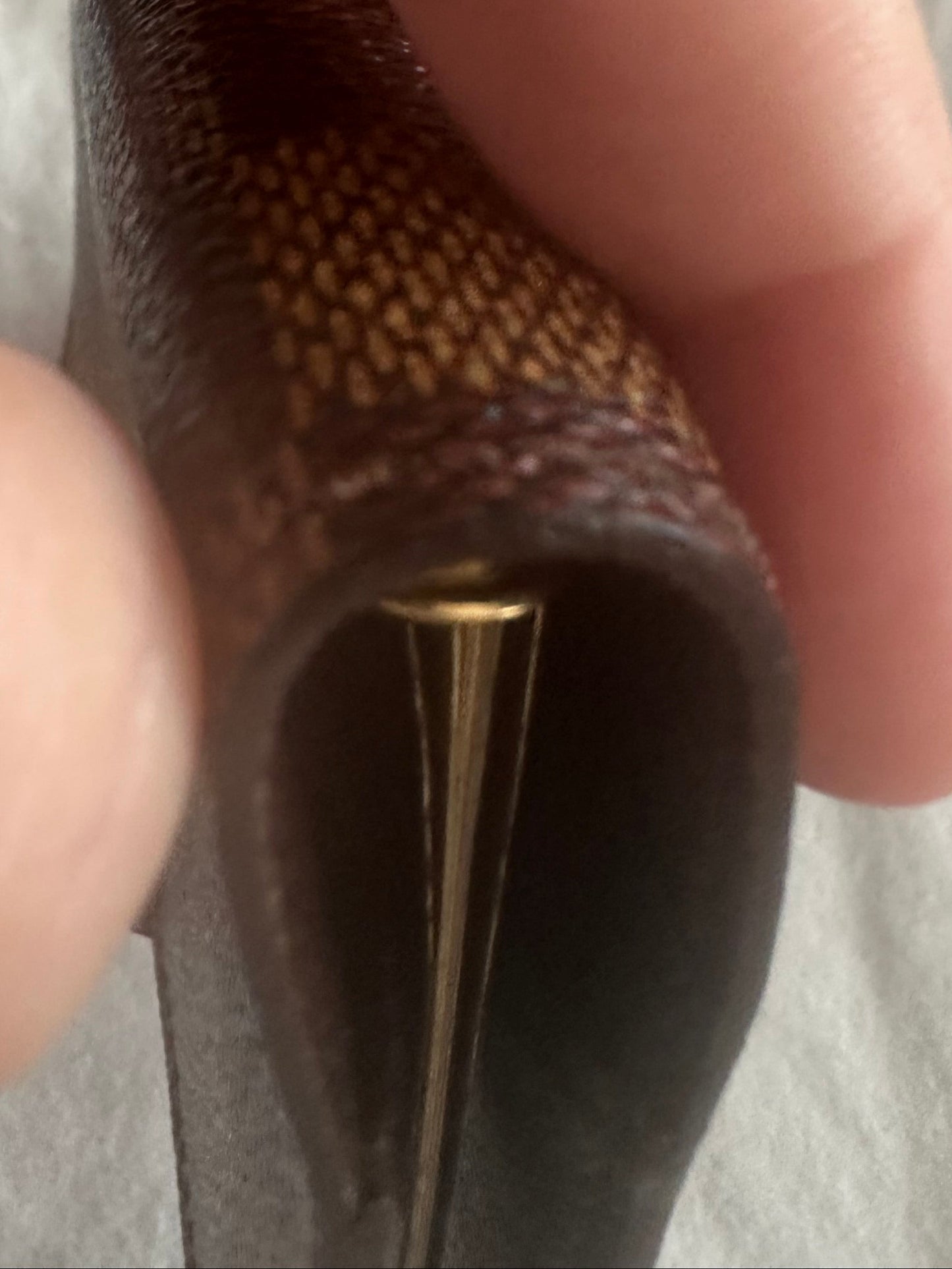 Louis Vuitton Damier Agenda - small ring with original stickers and inserts