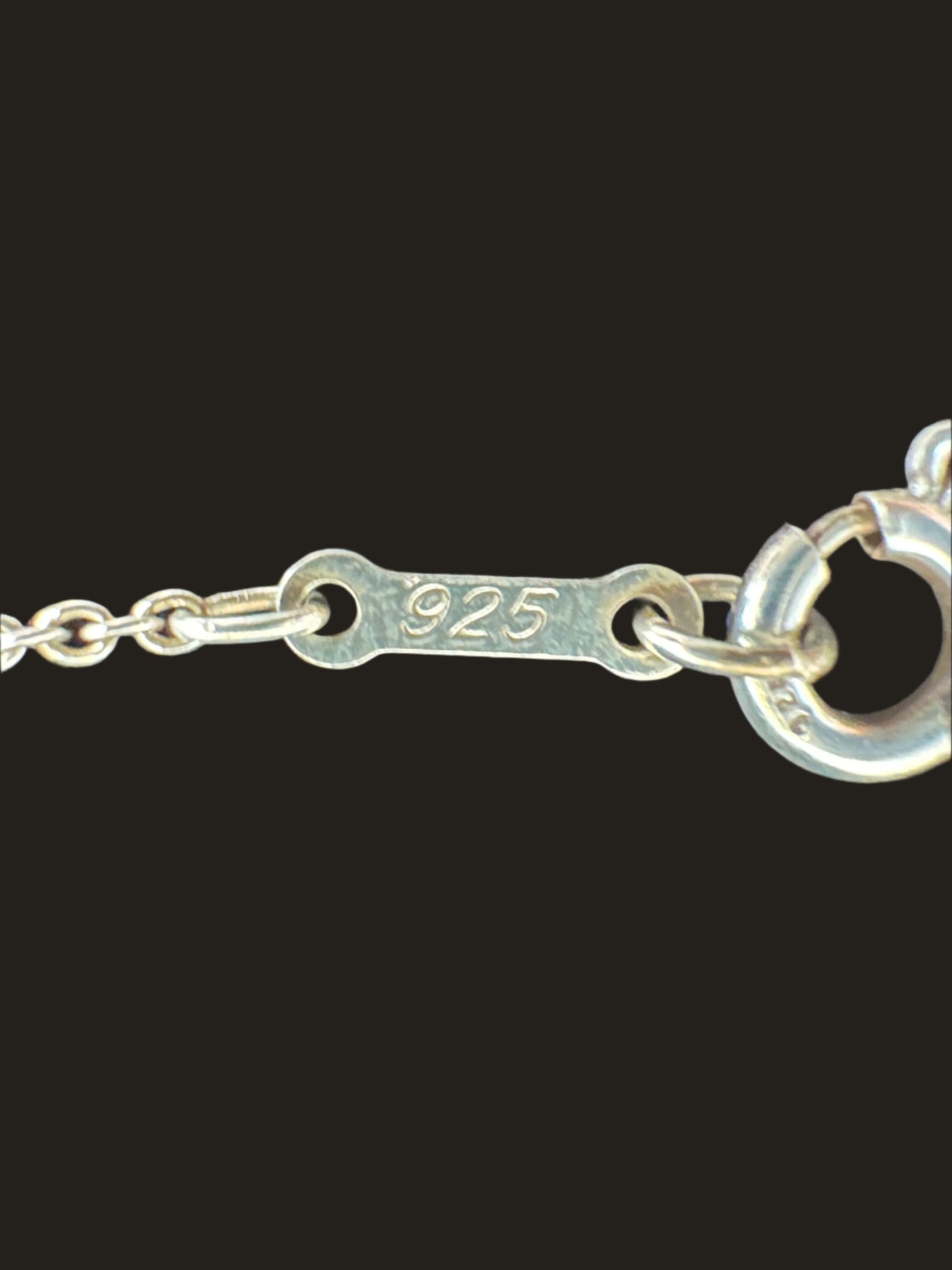 Tiffany .925 Sterling Silver Elsa Peretti Double teardrop with Original Chain