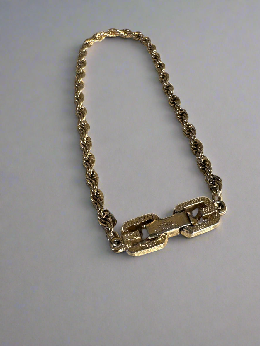 Givenchy Vintage Gold Chain 8" Bracelet