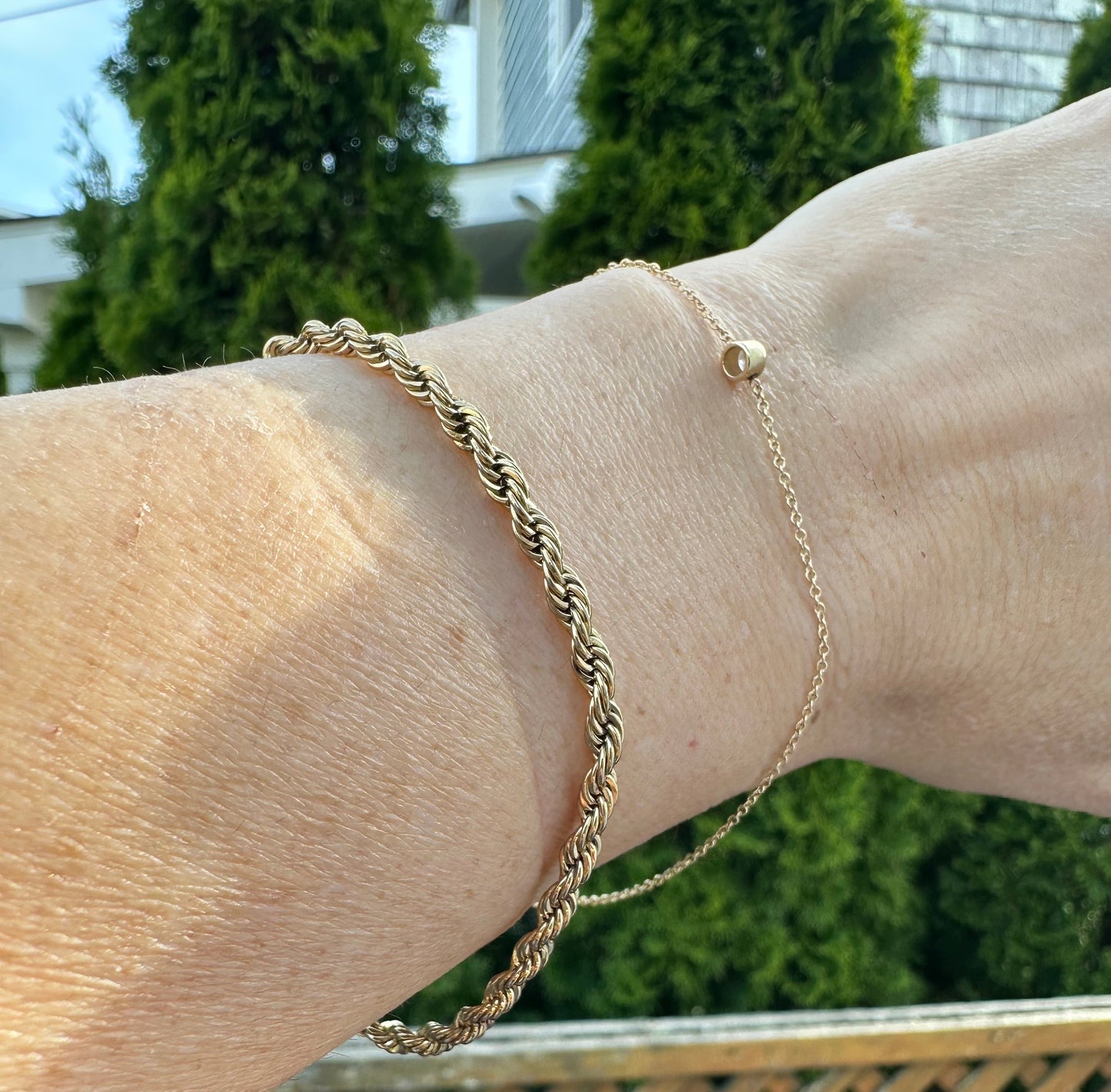 Givenchy Vintage Gold Chain 8" Bracelet