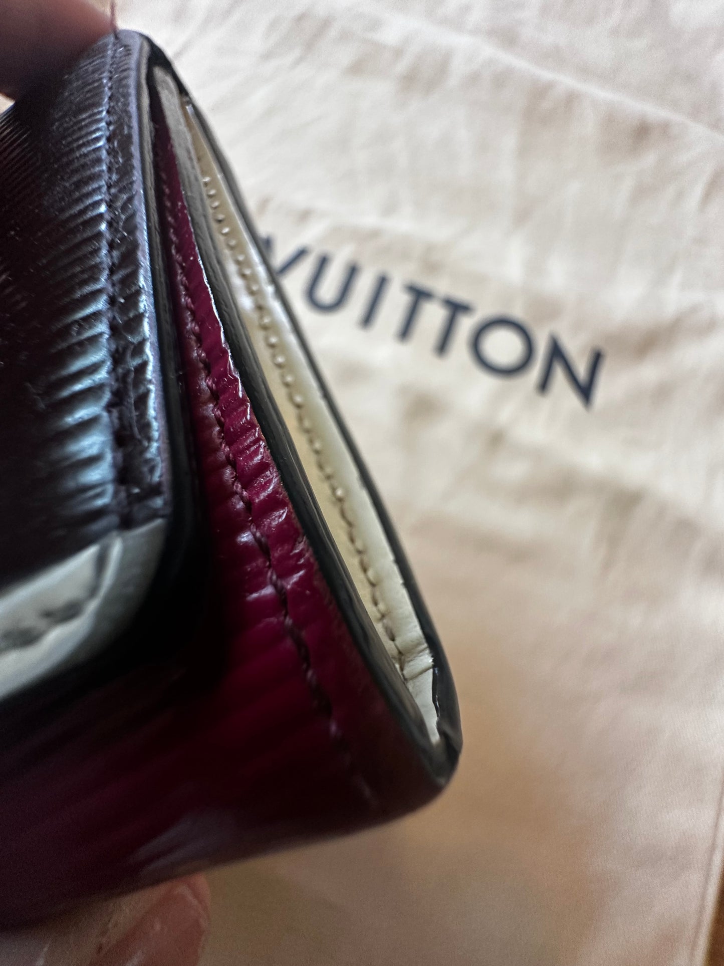 Louis Vuitton Tri-Color Porte Feuille Flore Epi Leather Long Snap/Flap Wallet