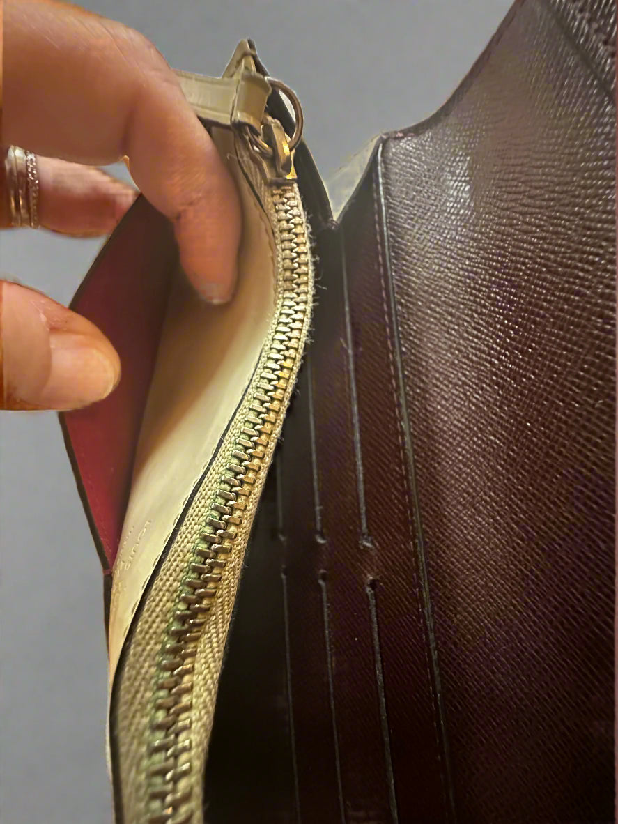 Louis Vuitton Tri-Color Porte Feuille Flore Epi Leather Long Snap/Flap Wallet