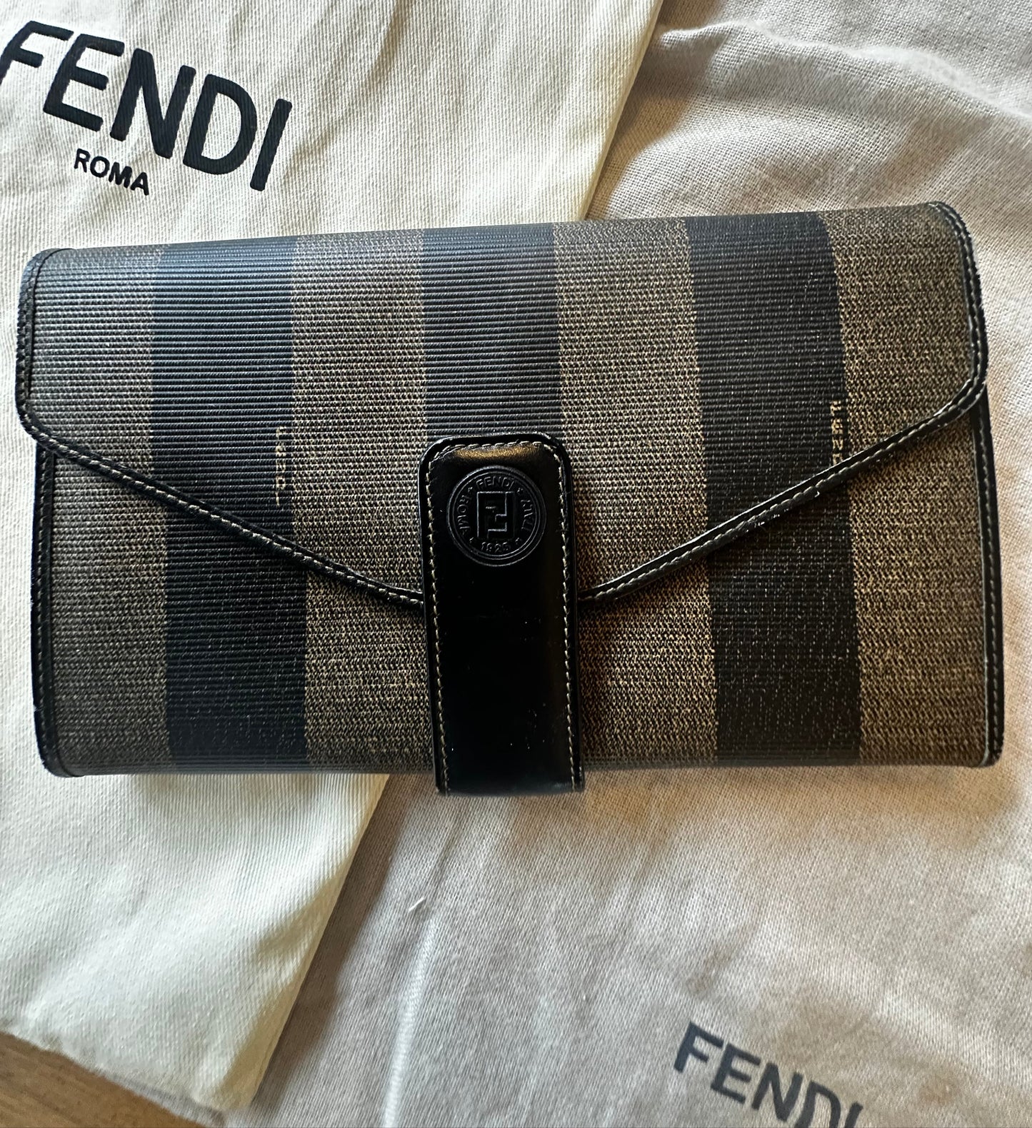 Fendi VINTAGE!! Penguin Long Wallet/Clutch