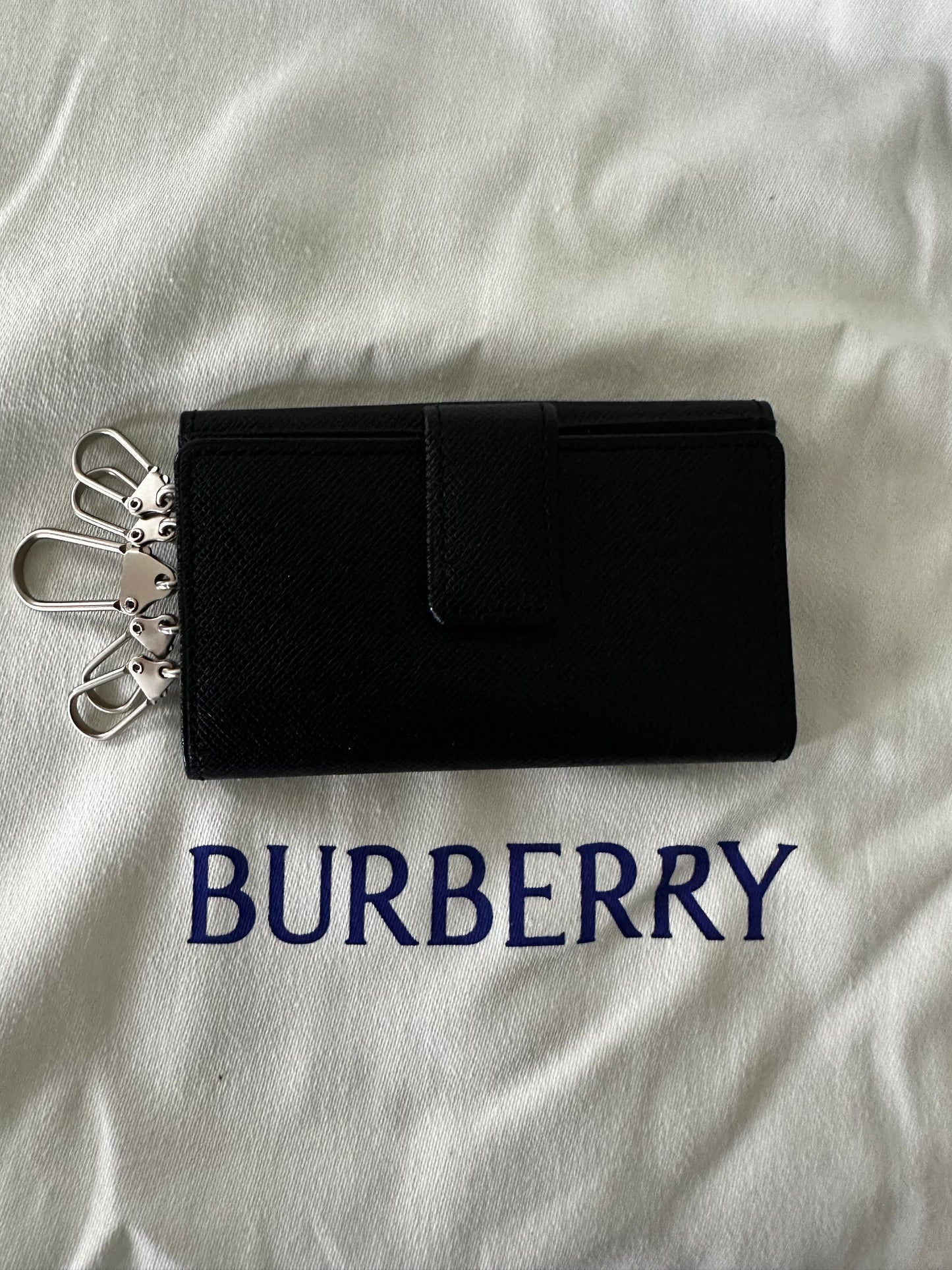 Burberry Key Holder with 5 key rings