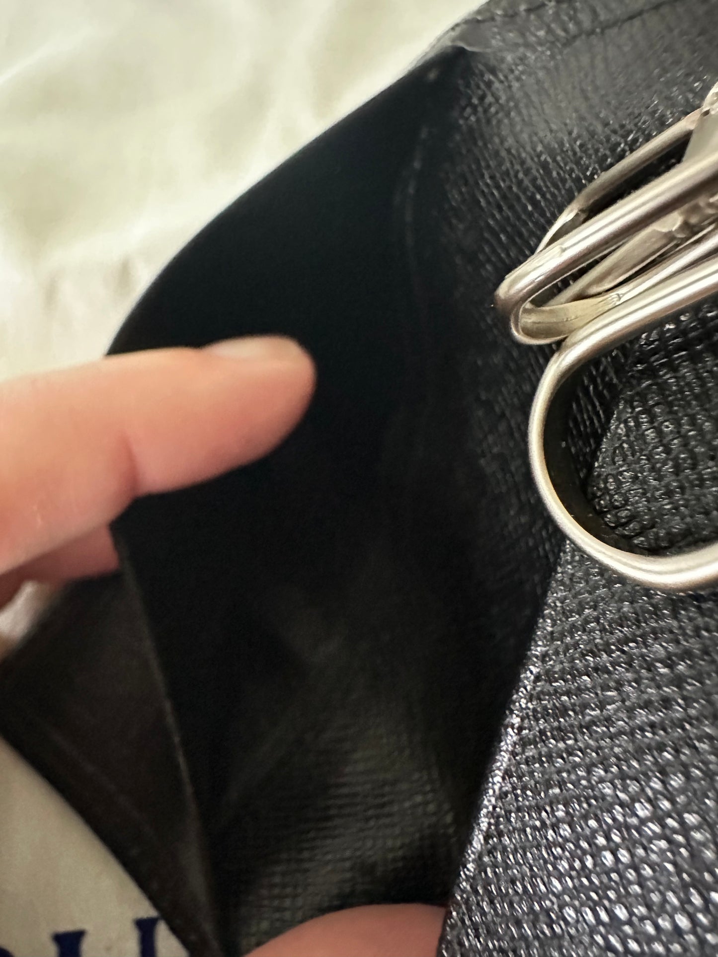 Burberry Key Holder with 5 key rings