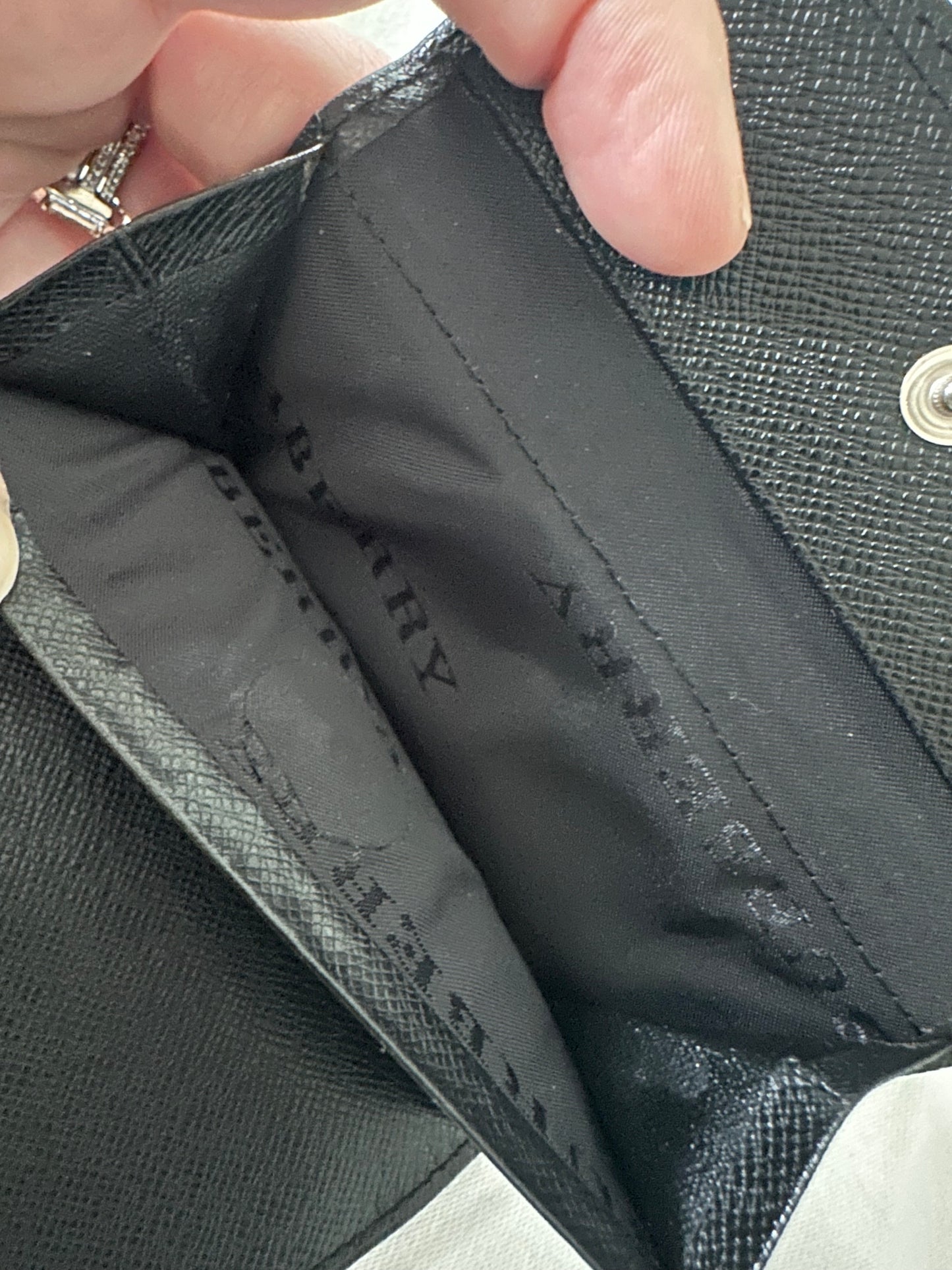Burberry Key Holder with 5 key rings