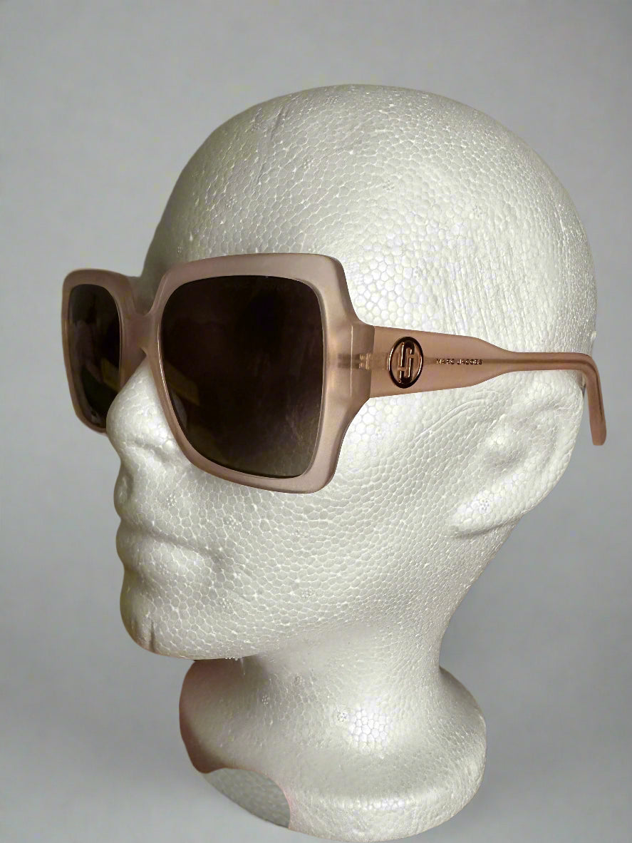 Marc Jacobs Sunglasses with Chunky Blush Frames and Brown Lenses