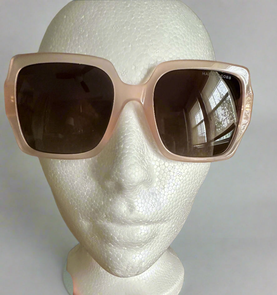 Marc Jacobs Sunglasses with Chunky Blush Frames and Brown Lenses