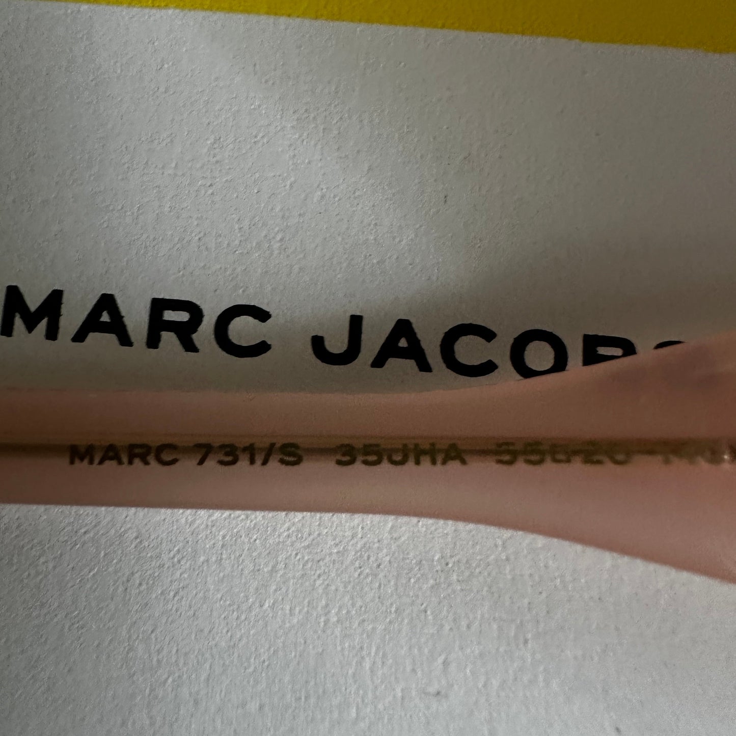 Marc Jacobs Sunglasses with Chunky Blush Frames and Brown Lenses
