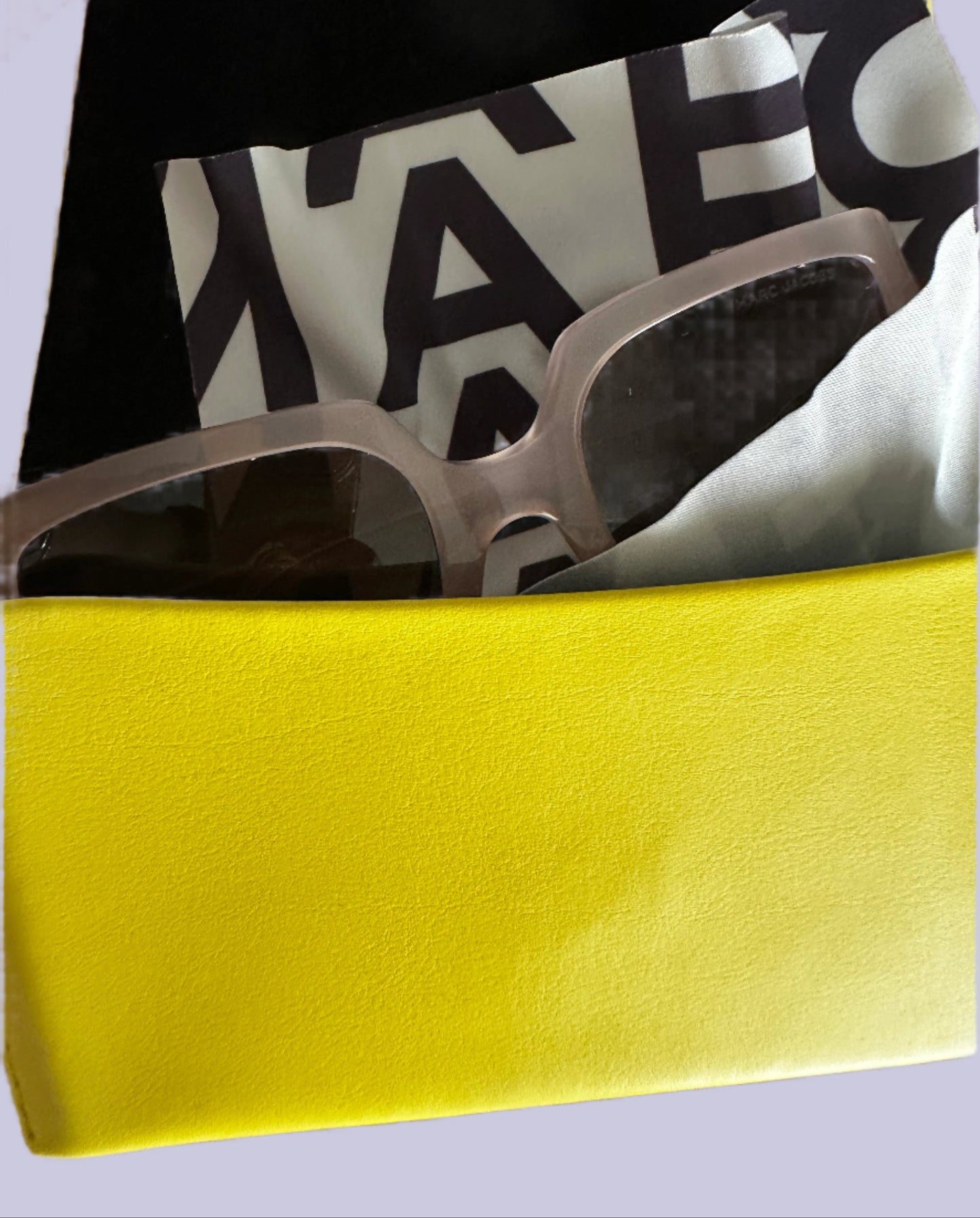 Marc Jacobs Sunglasses with Chunky Blush Frames and Brown Lenses