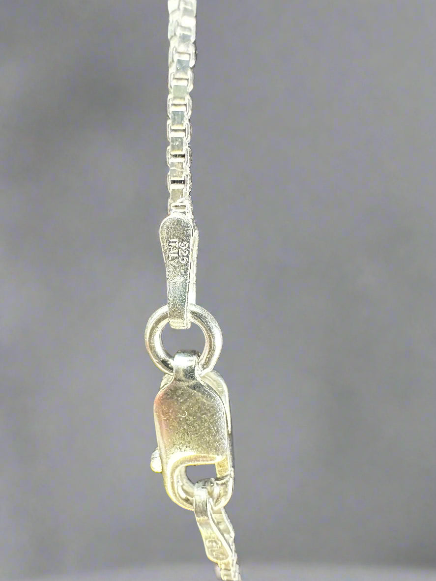 Upcycled Chanel Camilla Flower Charm on .925 Silver Chain