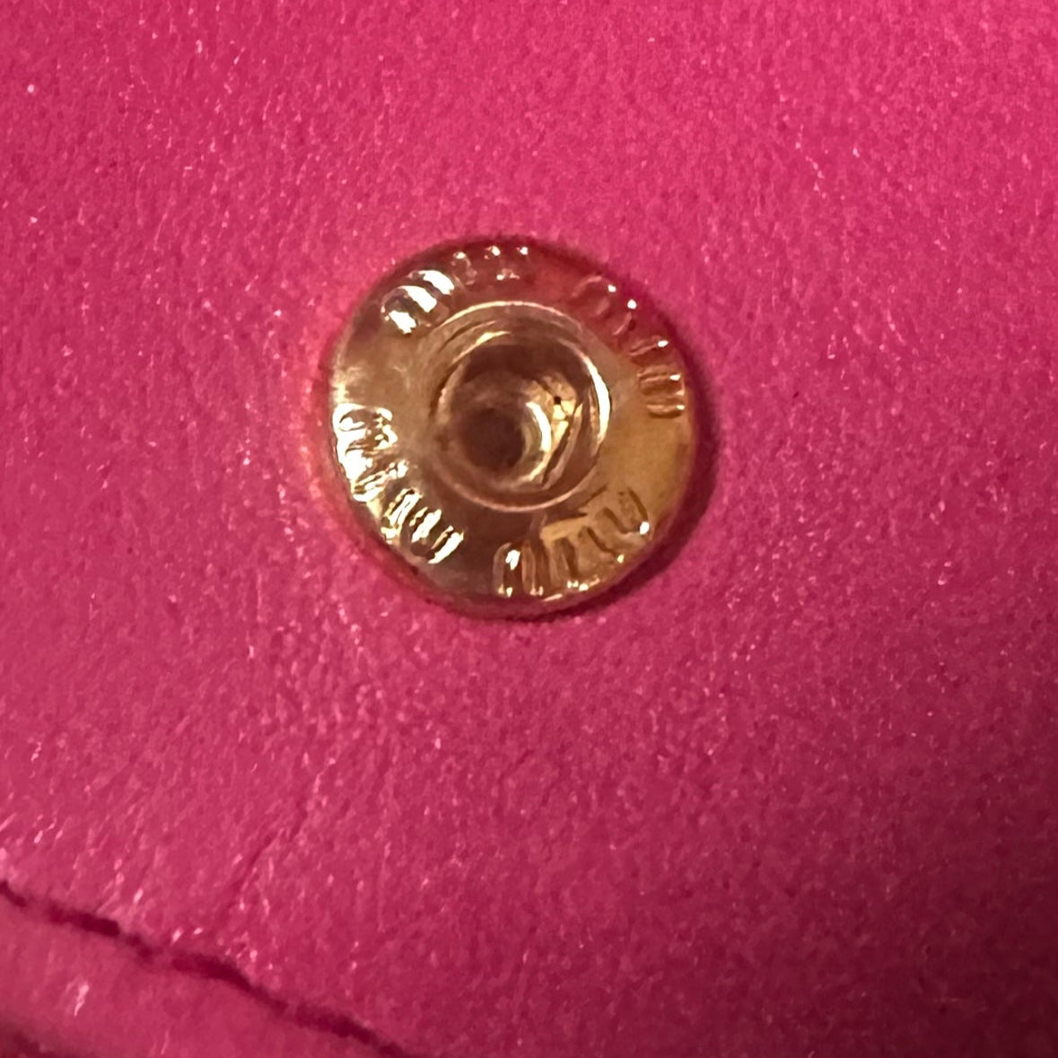 Miu Miu Small Nappa Matelassé Wallet