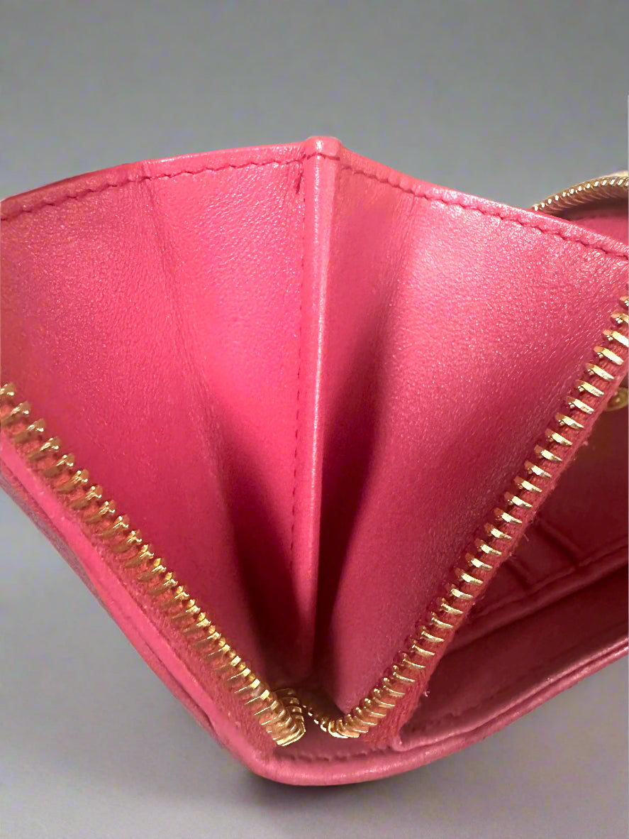 Miu Miu Small Nappa Matelassé Wallet