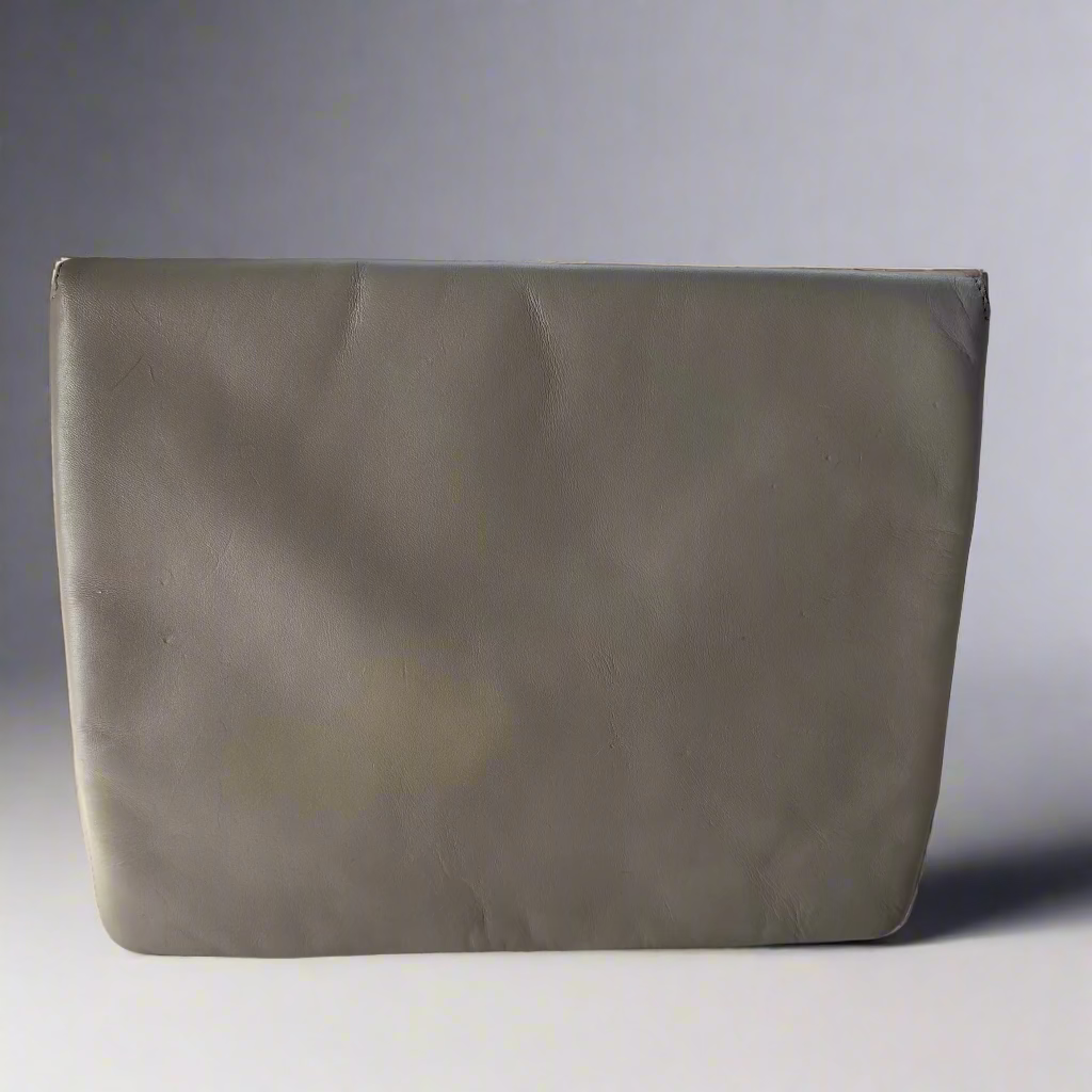 Chloe Tri-color envelope Clutch in Blush, Evergreen, and Taupe