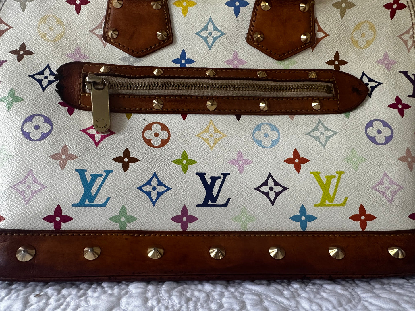 Louis Vuitton Murikami Monogram Multicolor PM Alma Handbag