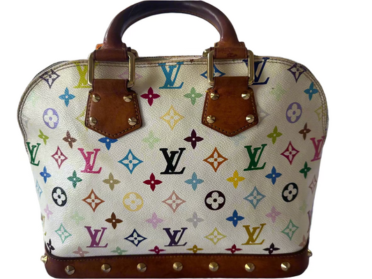 Louis Vuitton Murikami Monogram Multicolor PM Alma Handbag