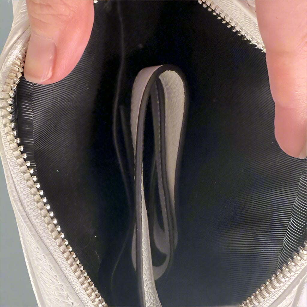Rebecca Minkoff Bum Bag/ White Leather Crossbody Bag