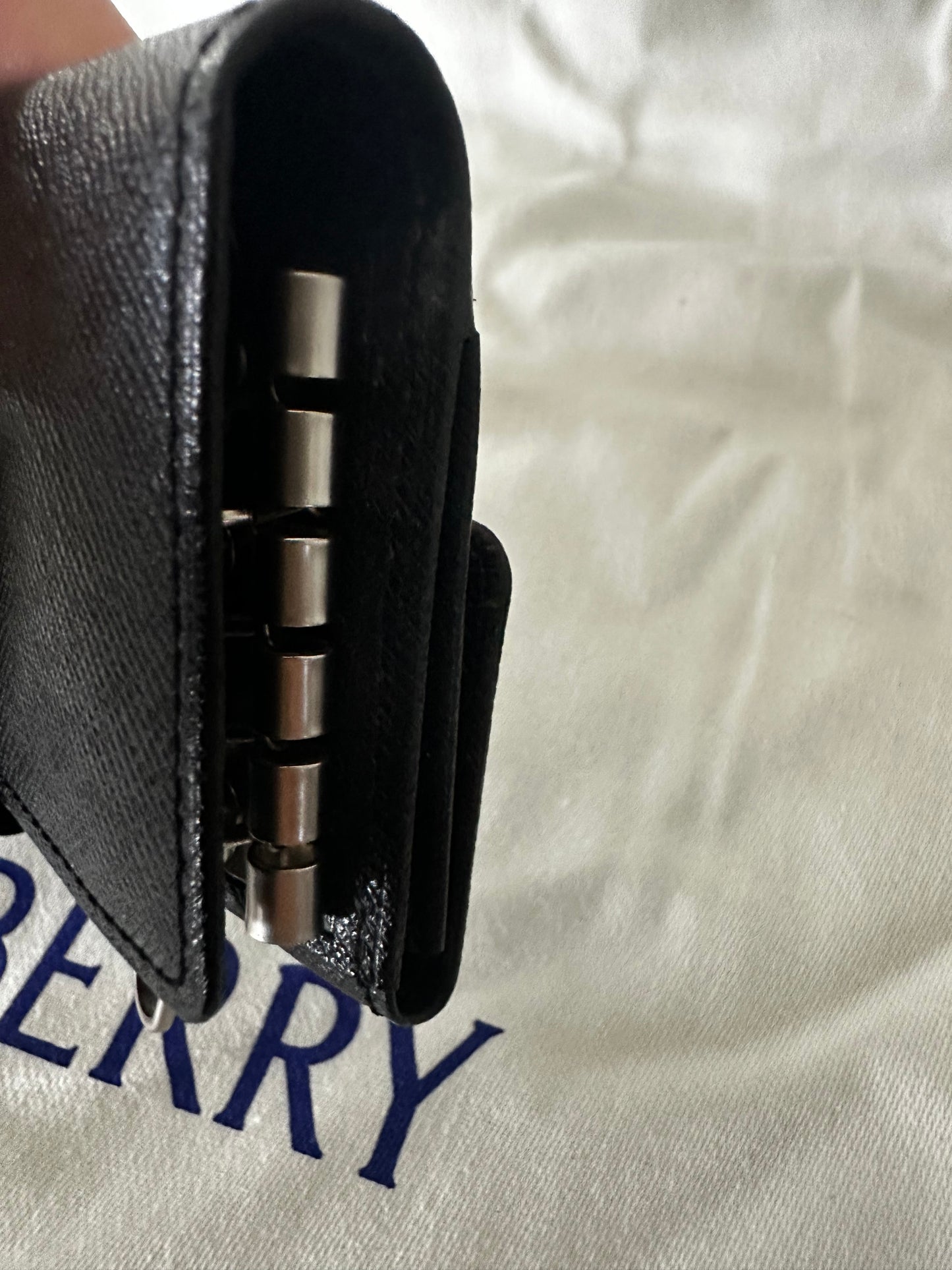 Burberry Key Holder with 5 key rings