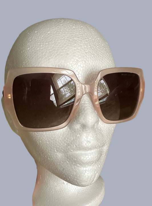Marc Jacobs Sunglasses with  Chunky Blush Frames and Brown Lenses