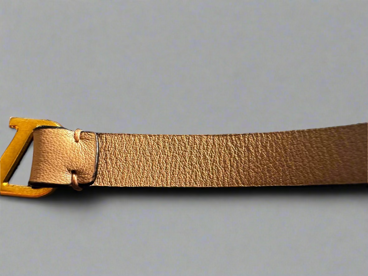 Valentino Garavani V-Logo Pink Leather Bracelet