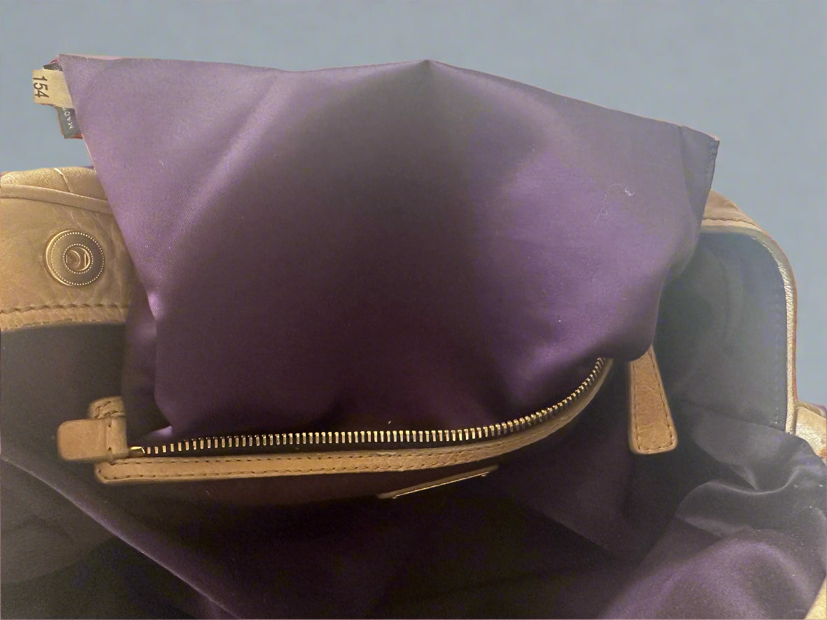 Mui Mui Matelasse Hand Bag Leather 2way