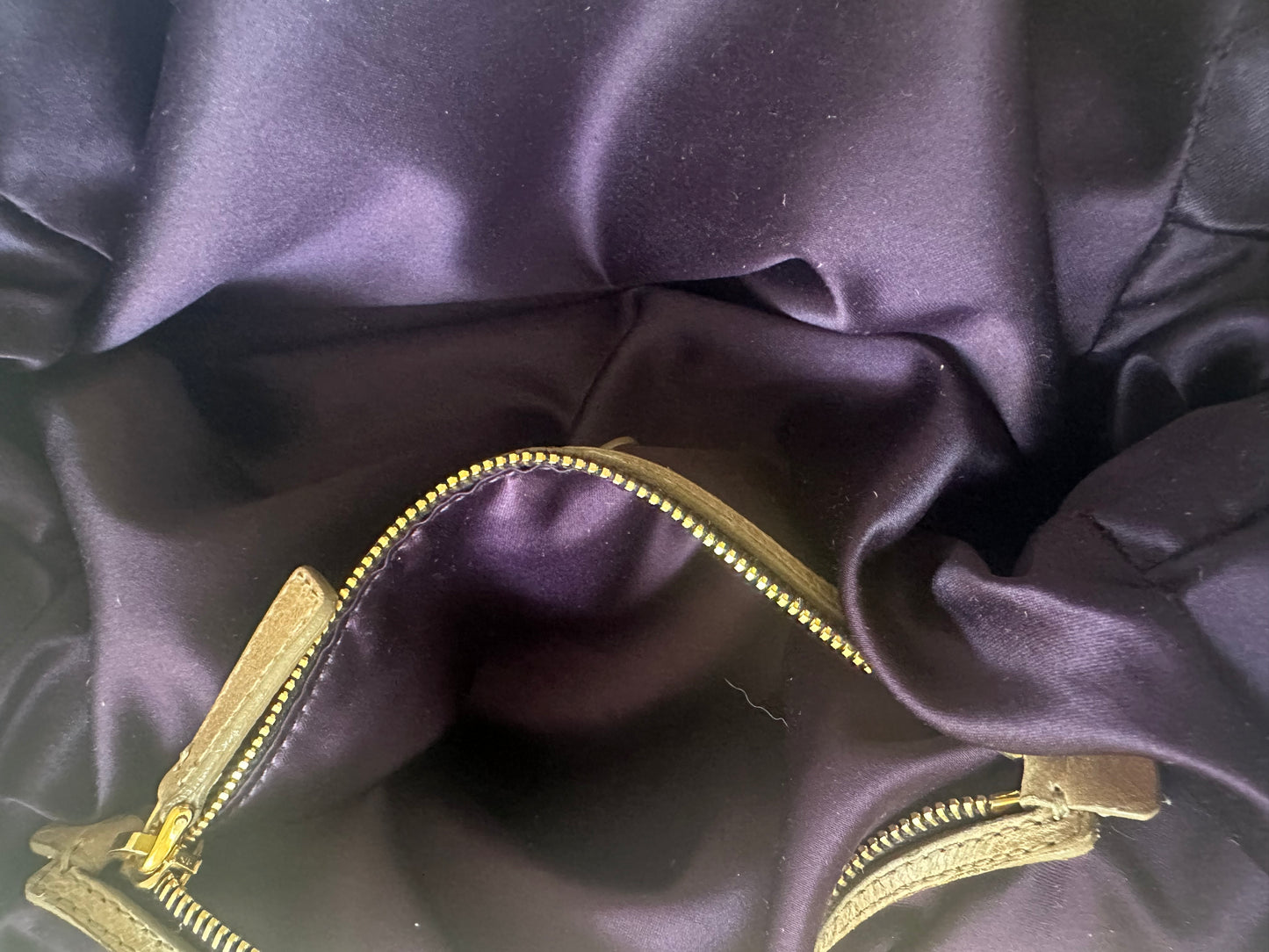 Mui Mui Matelasse Hand Bag Leather 2way